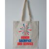 Budget Calico Tote Bag Thumbnail